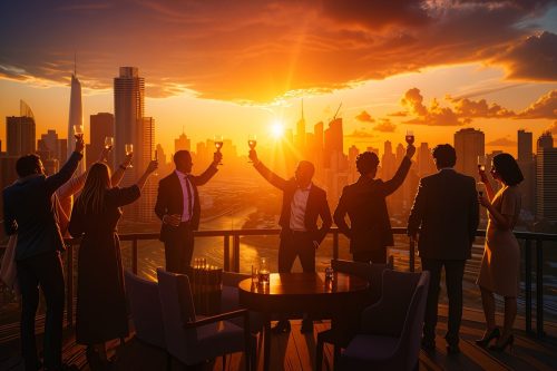 business-group-drone